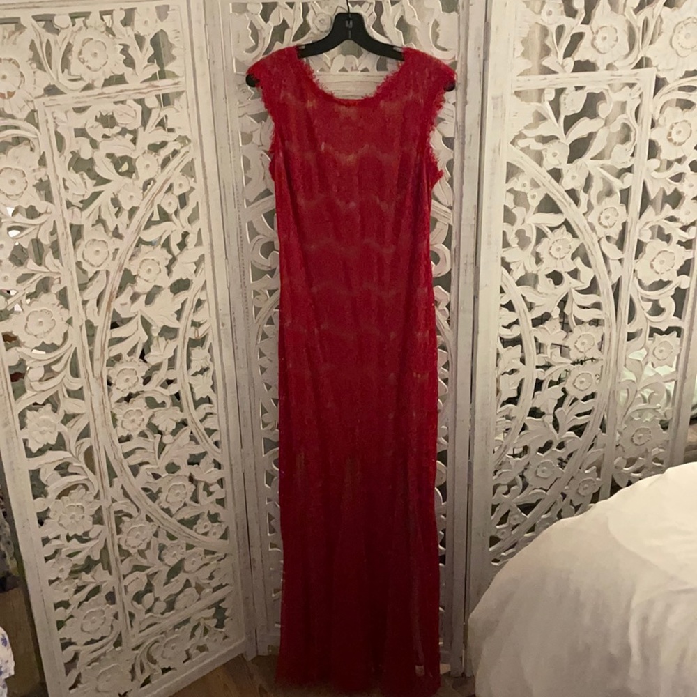 Betsy & Adam Formal Lace Dress